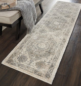 Nourison Fusion FSS11 Cream/Grey Vintage Indoor Rug