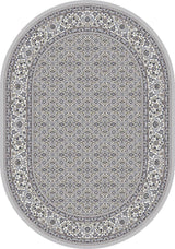 ANCIENT GARDEN 57011-9666 SOFT GREY/CREAM - Modern Rug Importers