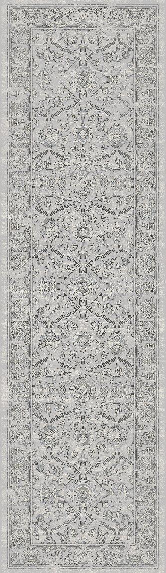 ANCIENT GARDEN 57136-9696 SILVER/GREY - Modern Rug Importers