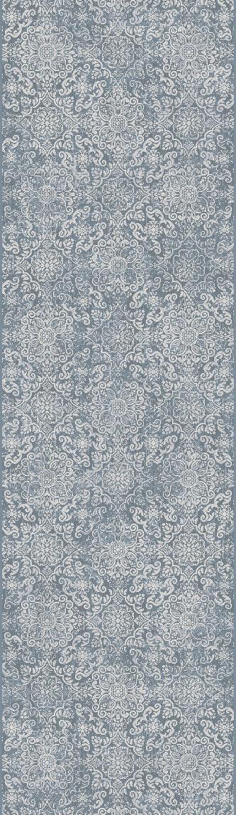 ANCIENT GARDEN 57162-4666 LT.BLUE - Modern Rug Importers