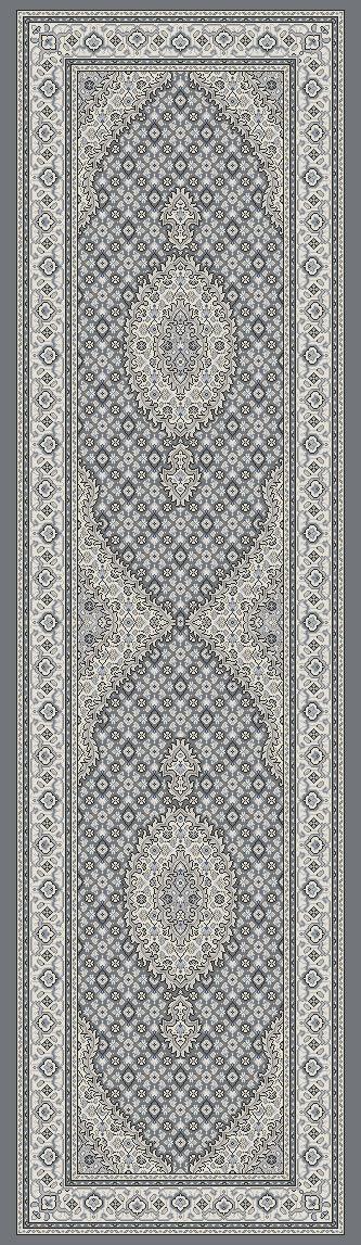 ANCIENT GARDEN 57204-5666 GREY/CREAM - Modern Rug Importers