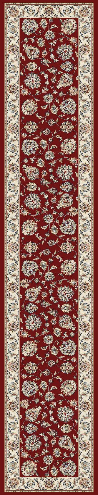 ANCIENT GARDEN 57365-1464 RED/IVORY - Modern Rug Importers