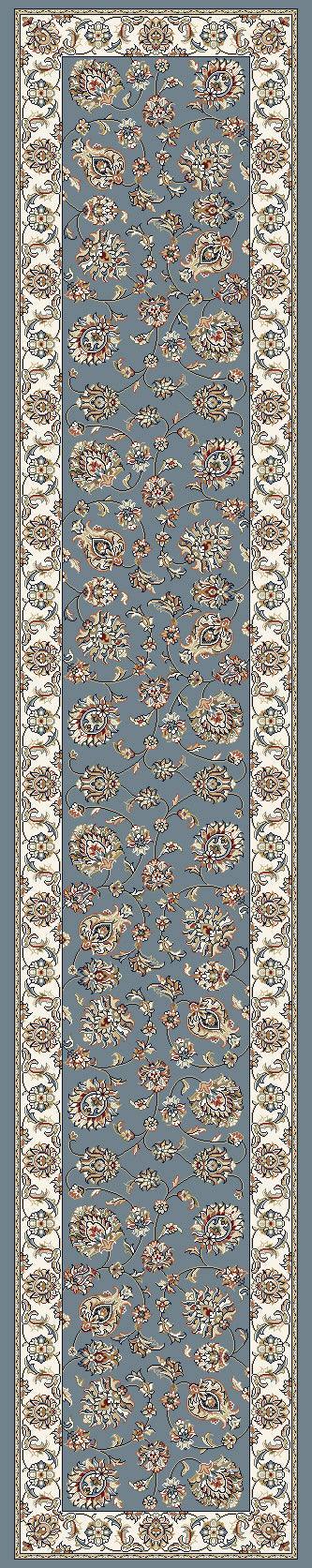 ANCIENT GARDEN 57365-5464 LT.BLUE/IVORY - Modern Rug Importers