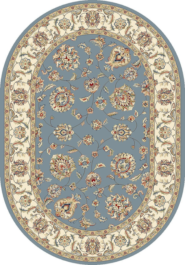 ANCIENT GARDEN 57365-5464 LT.BLUE/IVORY - Modern Rug Importers