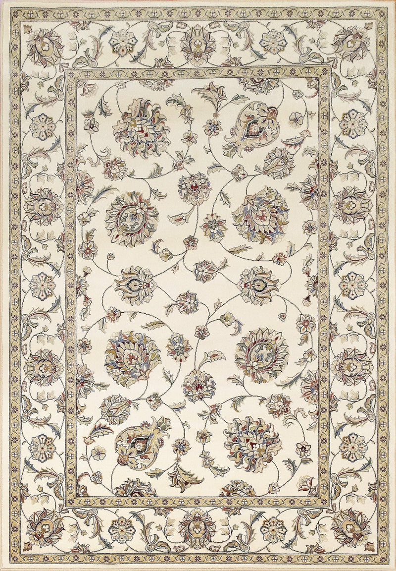 ANCIENT GARDEN 57365-6464 IVORY - Modern Rug Importers