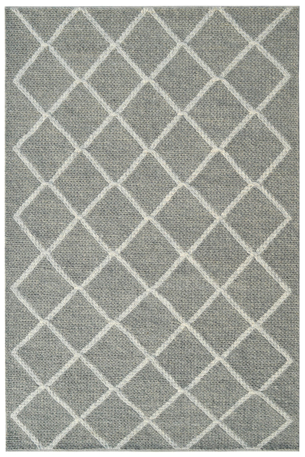 AVA 5203-910 GREY IVORY - Modern Rug Importers