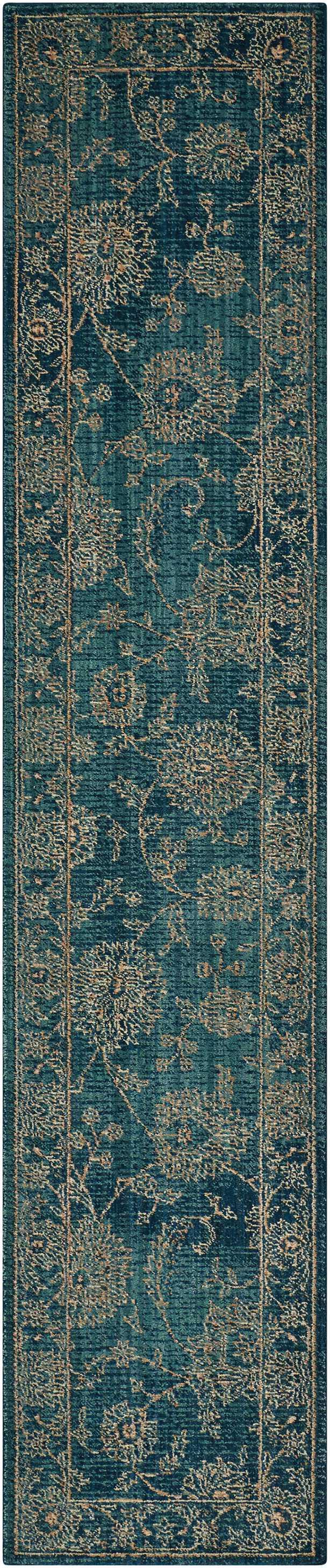 Nourison 2020 NR202 Teal Persian Indoor Rug