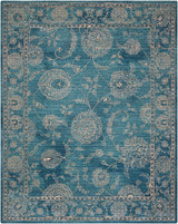 Nourison 2020 NR202 Teal Persian Indoor Rug