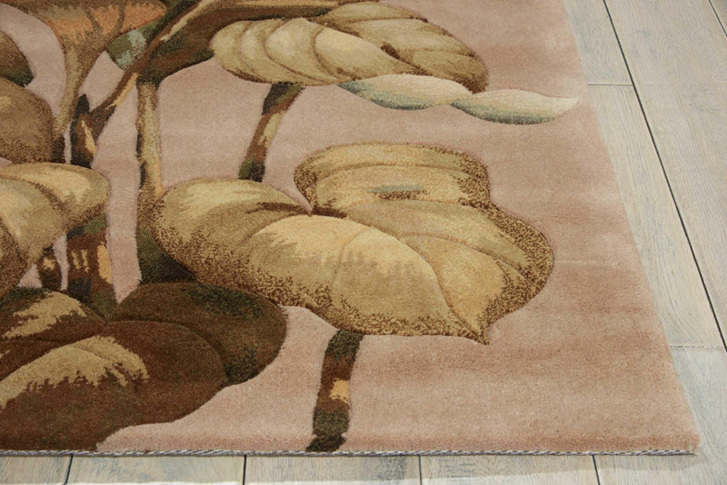 Nourison Tropics TS04 Beige Floral Indoor Rug