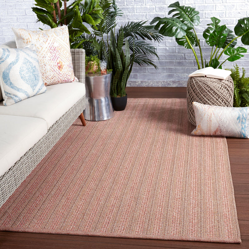 BRO02 Brontide - Jaipur Living Topsail Indoor/ Outdoor Striped Area Rug - Modern Rug Importers