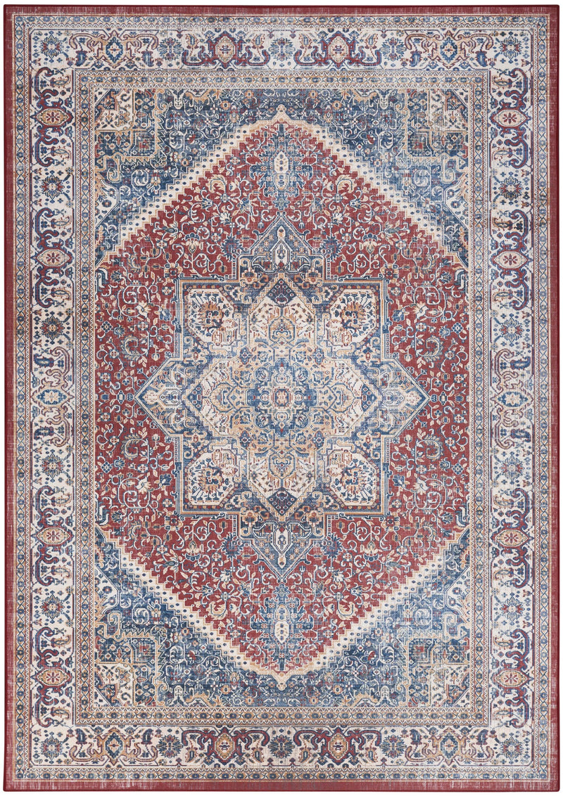 Nourison Vintage Home VNH01 Red Blue Bohemian Indoor Rug