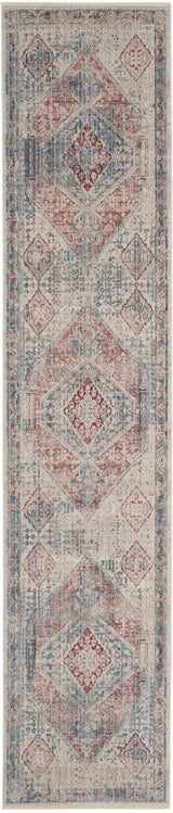 Nourison Homestead HMS03 Blue/Grey Farmhouse & Country Indoor Rug