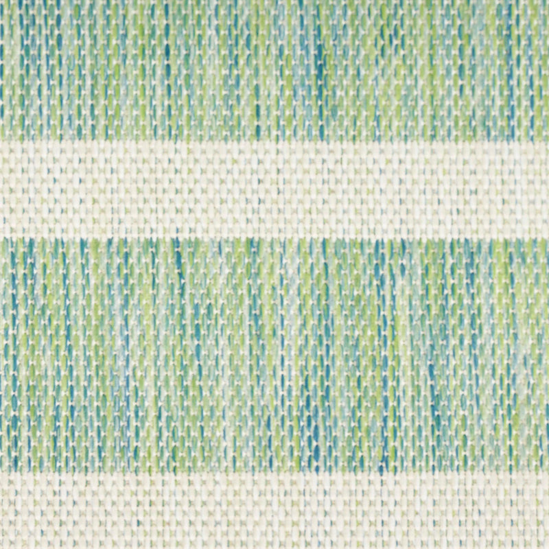 Nourison Positano POS03 Blue Green Ivory Modern Rug