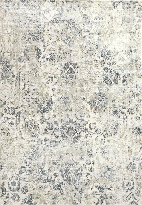 CASTILLA 3532-190 CREAM/GREY - Modern Rug Importers