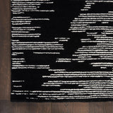 Michael Amini Ma30 Star SMR02 Black Ivory Glam Indoor Rug