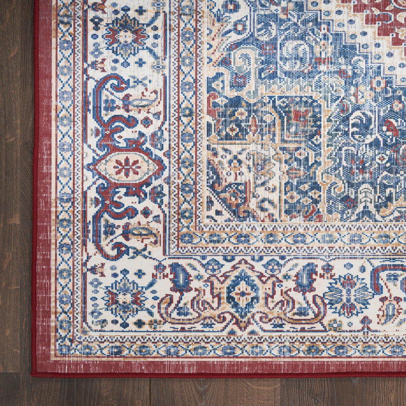 Nourison Vintage Home VNH01 Red Blue Bohemian Indoor Rug