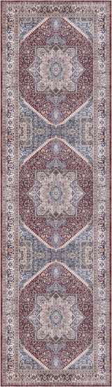 Nourison Vintage Home VNH01 Red Blue Bohemian Indoor Rug