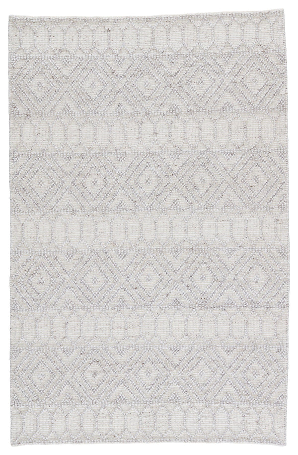 Jaipur Living Ismene Indoor/ Outdoor Trellis Light Gray/ White Area Rug - Modern Rug Importers