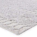 Jaipur Living Ismene Indoor/ Outdoor Trellis Light Gray/ White Area Rug - Modern Rug Importers