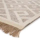 Jaipur Living Rigel Natural Trellis Cream/ Taupe Area Rug - Modern Rug Importers