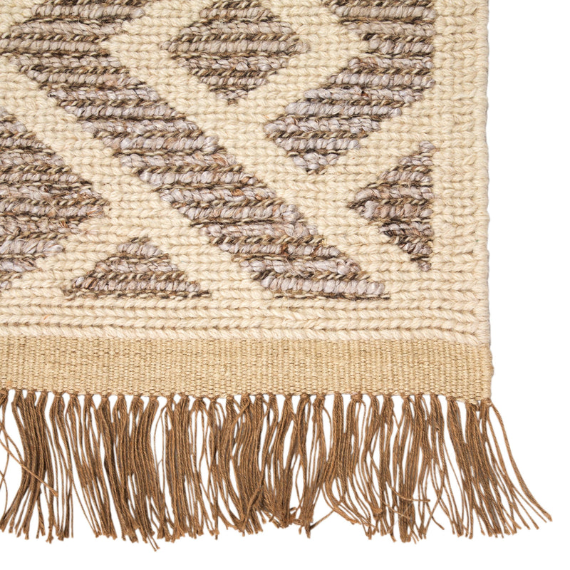 Jaipur Living Rigel Natural Trellis Cream/ Taupe Area Rug - Modern Rug Importers