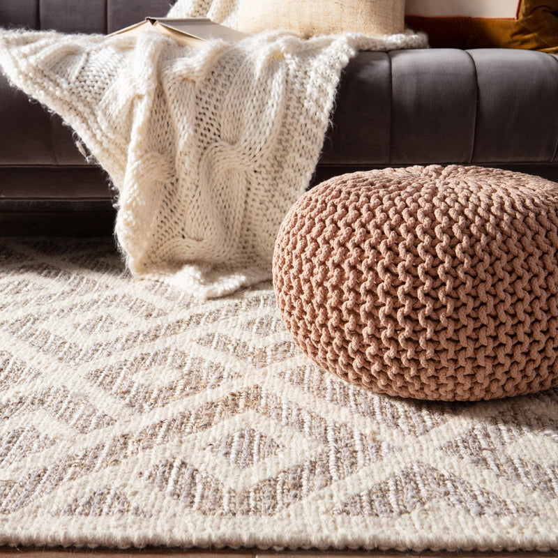 Jaipur Living Rigel Natural Trellis Cream/ Taupe Area Rug - Modern Rug Importers