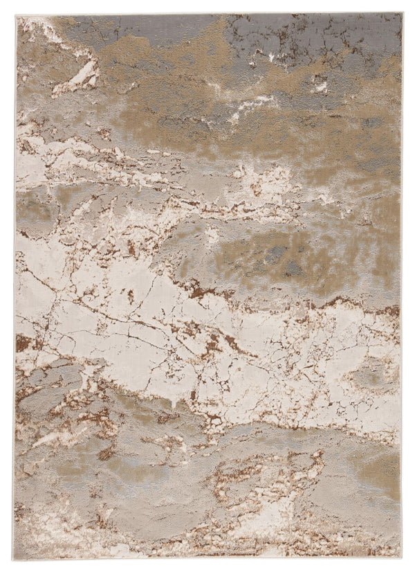 Jaipur Living Cisco Abstract Gray/ Brown Area Rug - Modern Rug Importers