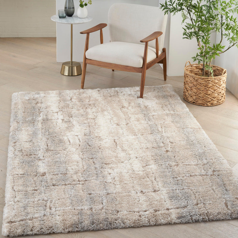 Nourison Dreamy Shag DRS09 Ivory Beige Modern & Contemporary Indoor Rug