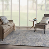 Nourison Ellora ELL04 Graphite Modern Indoor Rug