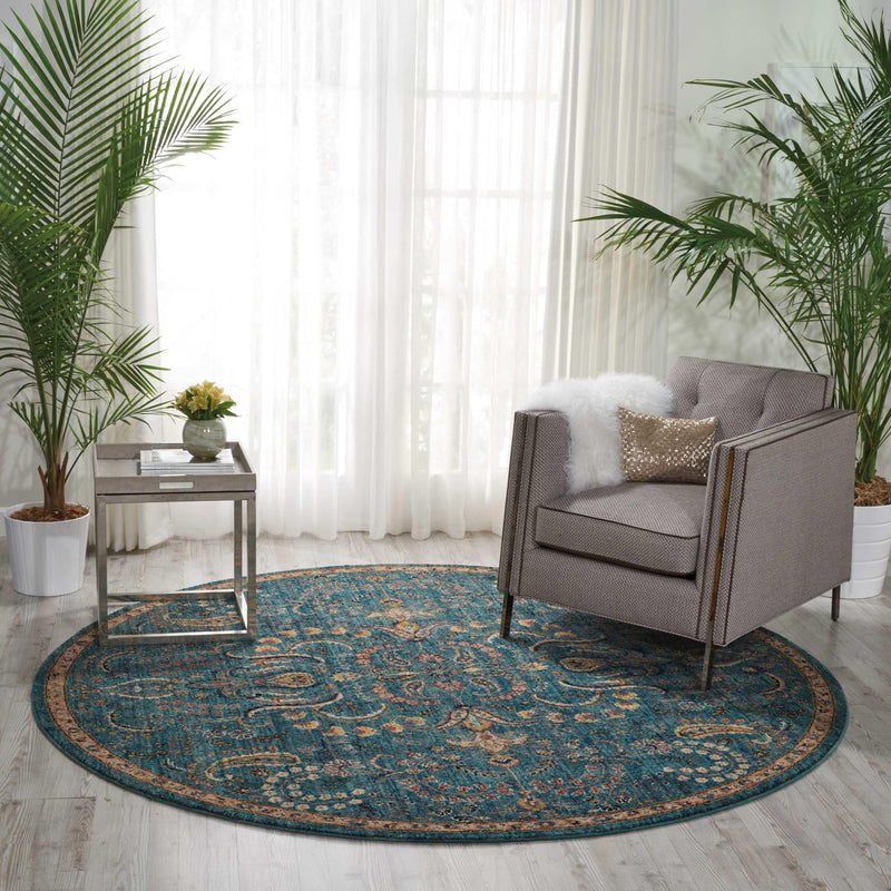 Nourison 2020 NR204 Teal Persian Indoor Rug