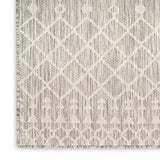 Nourison Positano POS02 Light Grey Modern Rug