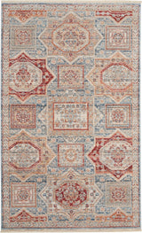 Nourison Homestead HMS02 Blue/Multicolor Farmhouse & Country Indoor Rug