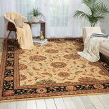 Nourison Living Treasures LI04 Ivory/Black Persian Indoor Rug