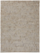 Elias Luxe Abstract Rug, High/Low, Oyster/Taos Taupe, 5ft x 8ft Area Rug - Modern Rug Importers