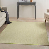 Nourison Courtyard COU01 Ivory Green Outdoor Indoor/Outdoor Rug