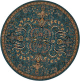 Nourison 2020 NR204 Teal Persian Indoor Rug