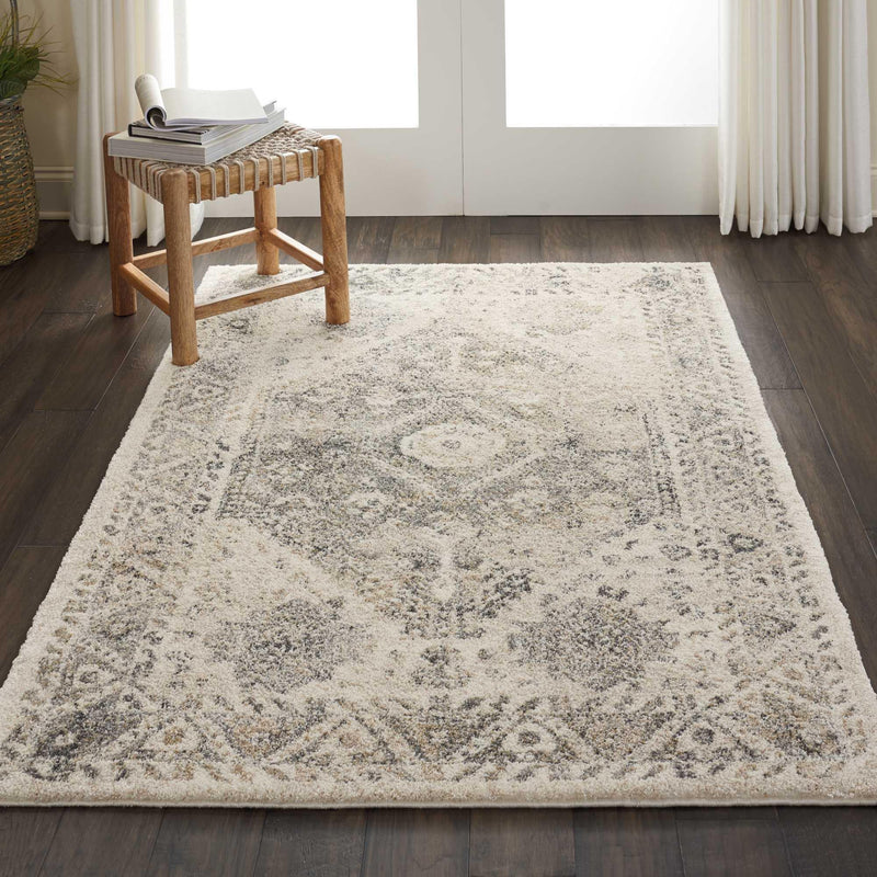 Nourison Fusion FSS11 Cream/Grey Vintage Indoor Rug