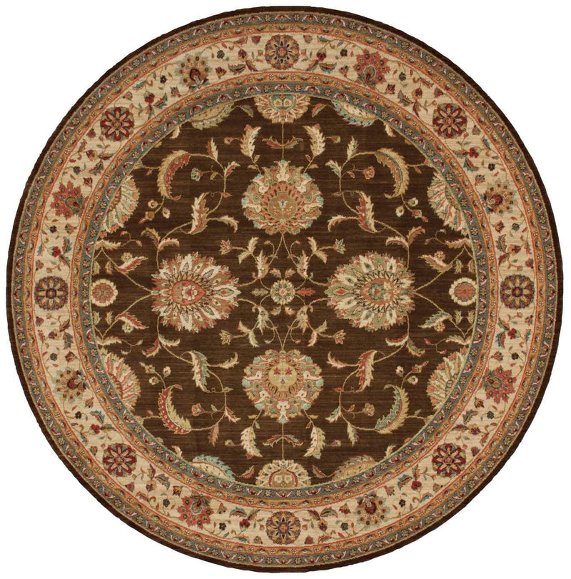 Nourison Living Treasures LI04 Brown Persian Indoor Rug