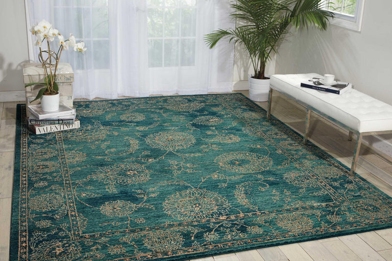 Nourison 2020 NR202 Teal Persian Indoor Rug