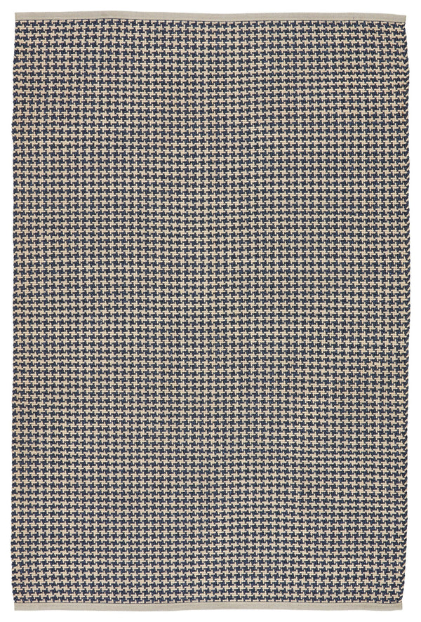 Jaipur Living Houndz Indoor/ Outdoor Trellis Dark Blue/ Cream Area Rug - Modern Rug Importers