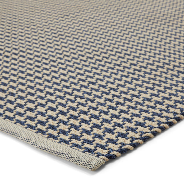 Jaipur Living Houndz Indoor/ Outdoor Trellis Dark Blue/ Cream Area Rug - Modern Rug Importers