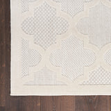 Nourison Easy Care NES01 Ivory/White Modern Rug