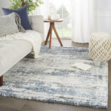 Vibe by Jaipur Living Benton Abstract Blue/ Gray Area Rug - Modern Rug Importers