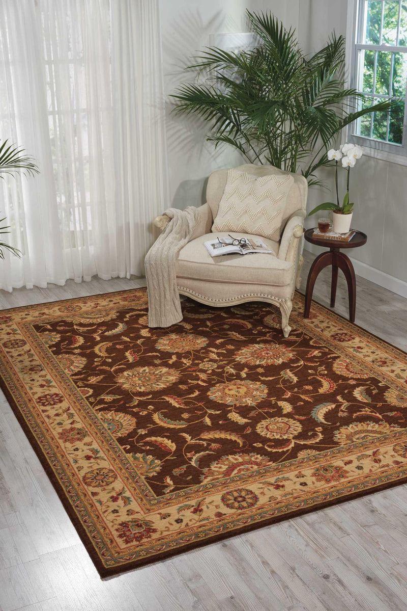 Nourison Living Treasures LI04 Brown Persian Indoor Rug