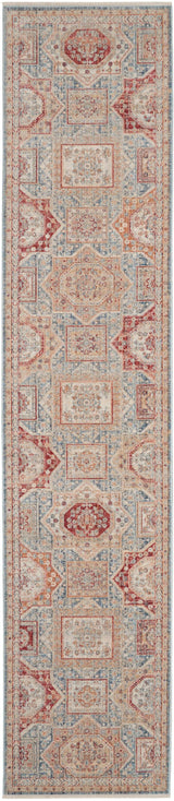 Nourison Homestead HMS02 Blue/Multicolor Farmhouse & Country Indoor Rug