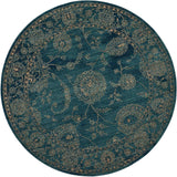 Nourison 2020 NR202 Teal Persian Indoor Rug