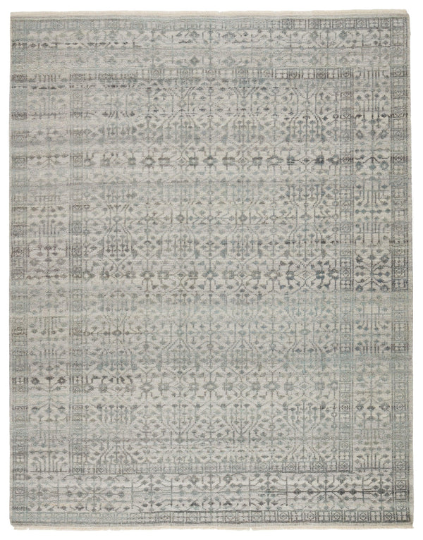 Jaipur Living Arinna Hand-Knotted Tribal Gray/ Light Blue Area Rug - Modern Rug Importers