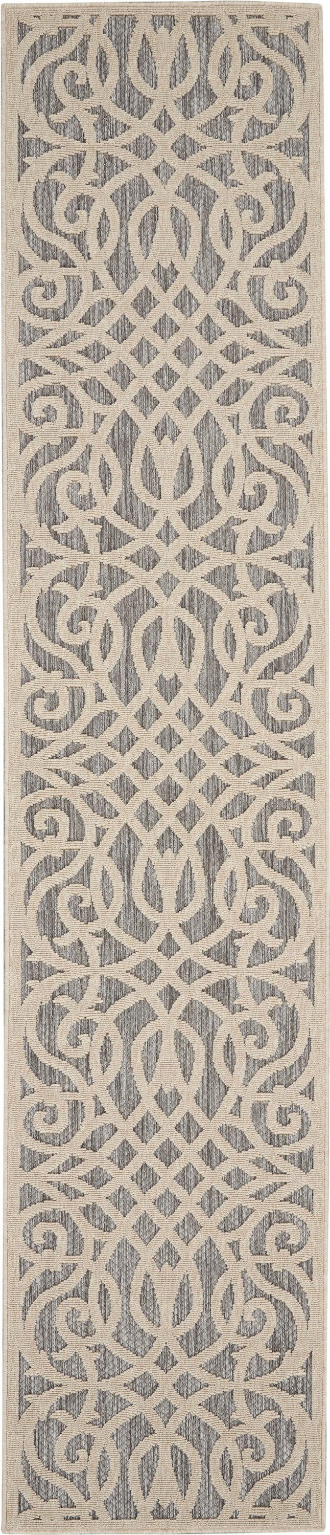 Nourison Cozumel CZM04 Grey Outdoor Indoor/Outdoor Rug