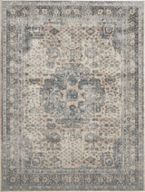 Nourison Quarry QUA07 Grey Ivory Vintage Indoor Rug