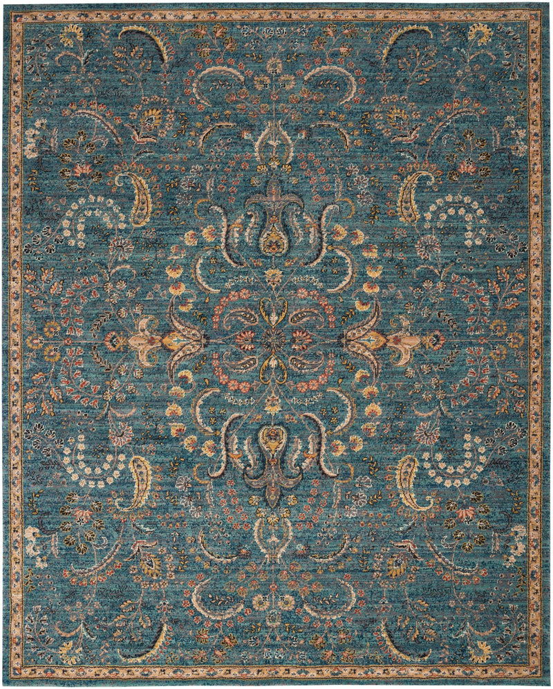 Nourison 2020 NR204 Teal Persian Indoor Rug